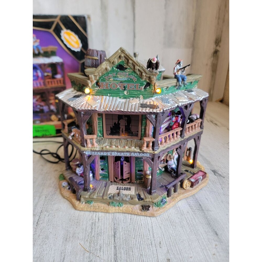 Lemax Dry Gulch‎ hotel Halloween village accessory spooky Town